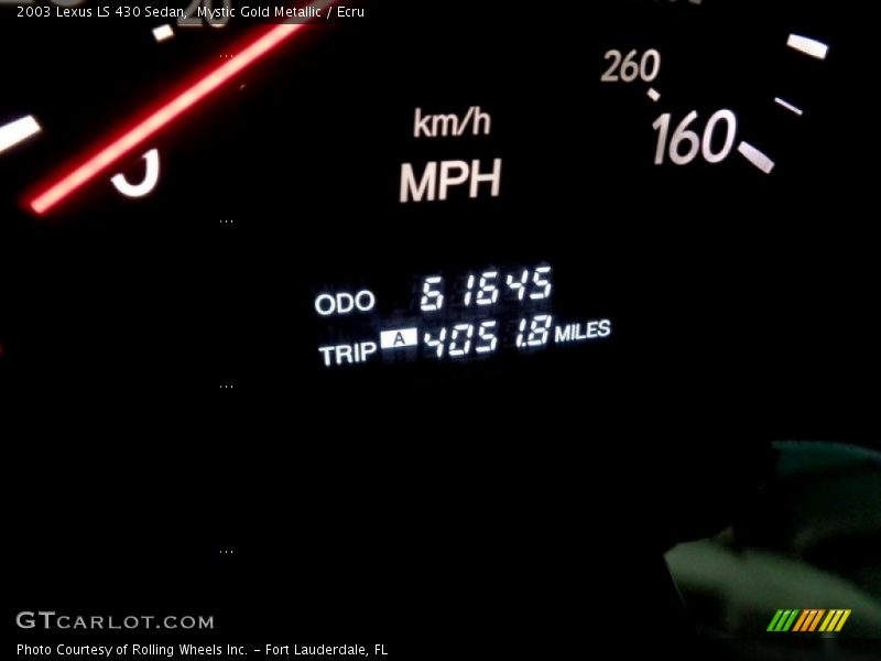 Mystic Gold Metallic / Ecru 2003 Lexus LS 430 Sedan