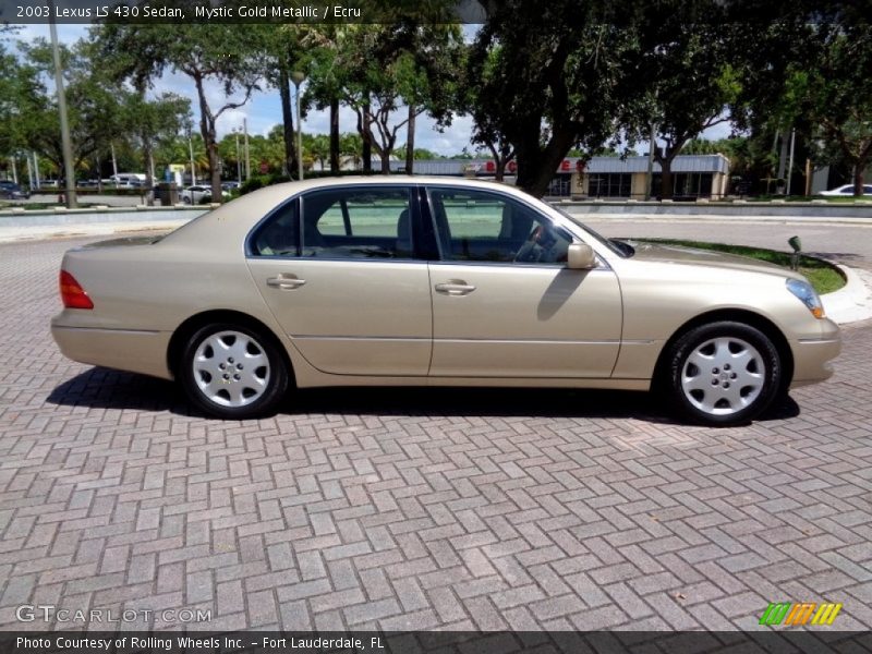 Mystic Gold Metallic / Ecru 2003 Lexus LS 430 Sedan