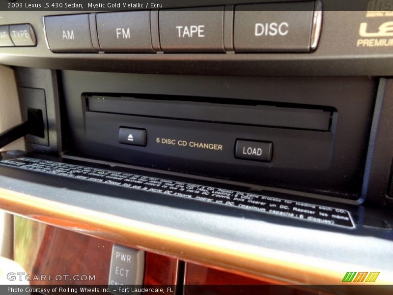 Mystic Gold Metallic / Ecru 2003 Lexus LS 430 Sedan