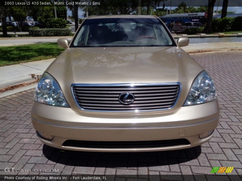 Mystic Gold Metallic / Ecru 2003 Lexus LS 430 Sedan