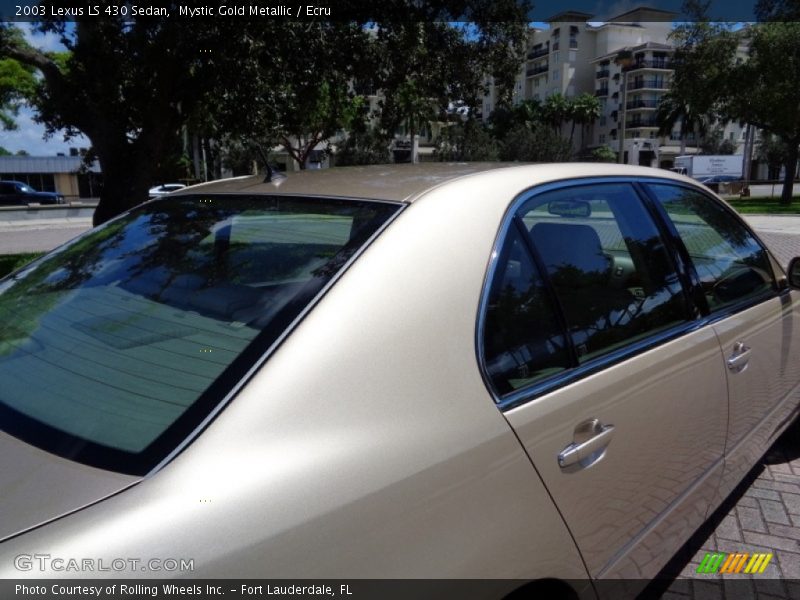 Mystic Gold Metallic / Ecru 2003 Lexus LS 430 Sedan