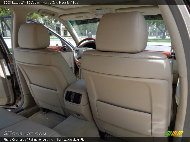 Mystic Gold Metallic / Ecru 2003 Lexus LS 430 Sedan