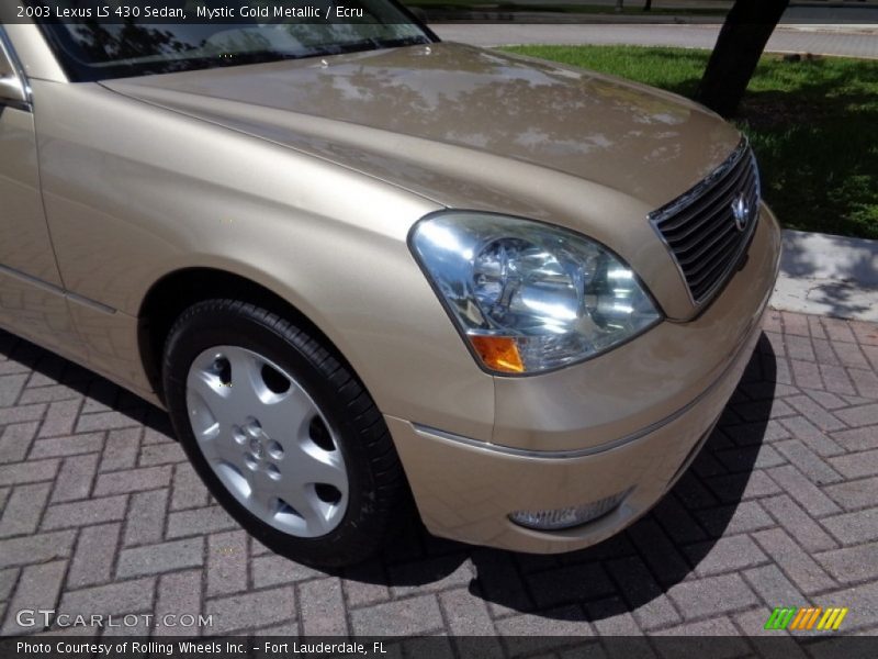 Mystic Gold Metallic / Ecru 2003 Lexus LS 430 Sedan