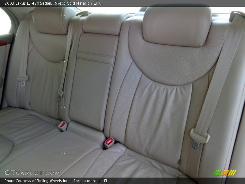Mystic Gold Metallic / Ecru 2003 Lexus LS 430 Sedan