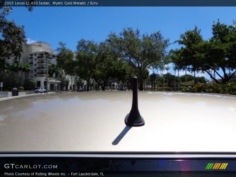Mystic Gold Metallic / Ecru 2003 Lexus LS 430 Sedan