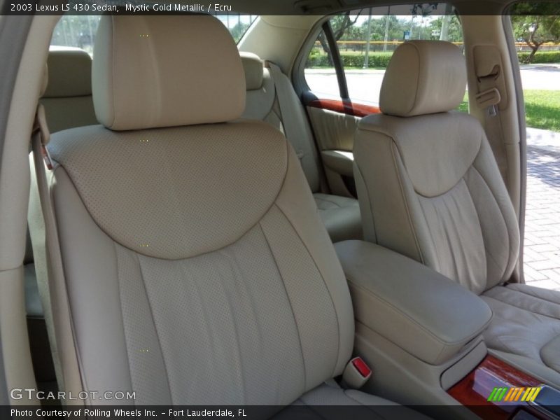Mystic Gold Metallic / Ecru 2003 Lexus LS 430 Sedan