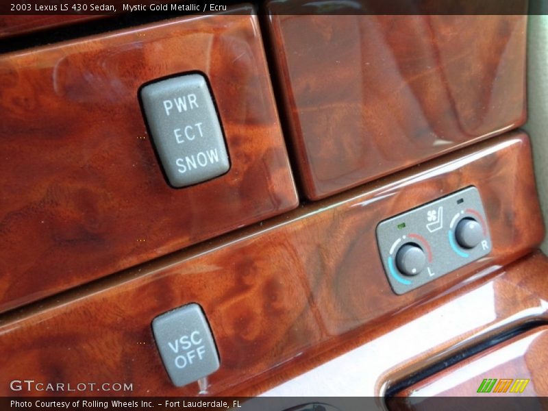 Mystic Gold Metallic / Ecru 2003 Lexus LS 430 Sedan