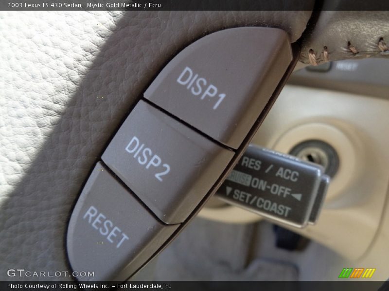 Mystic Gold Metallic / Ecru 2003 Lexus LS 430 Sedan