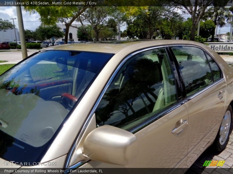 Mystic Gold Metallic / Ecru 2003 Lexus LS 430 Sedan