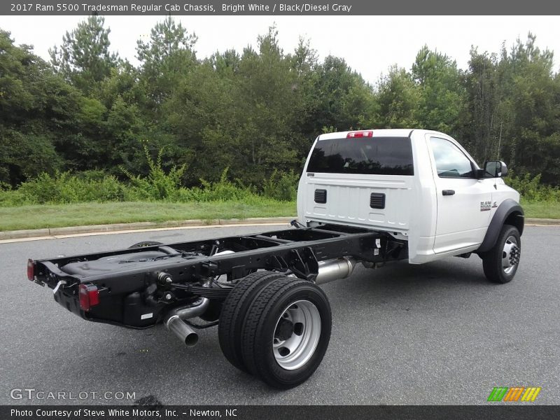 Bright White / Black/Diesel Gray 2017 Ram 5500 Tradesman Regular Cab Chassis