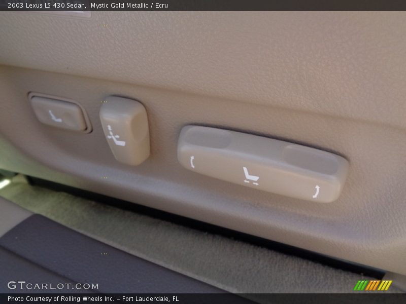 Mystic Gold Metallic / Ecru 2003 Lexus LS 430 Sedan
