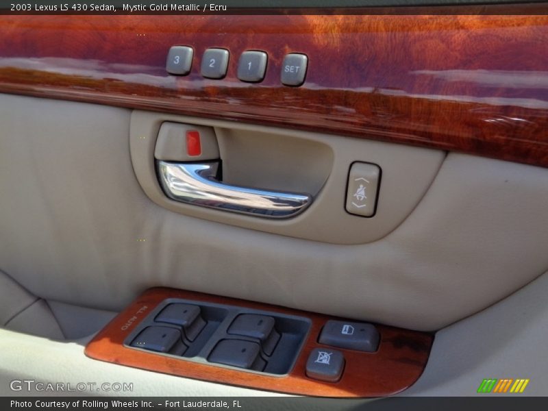 Mystic Gold Metallic / Ecru 2003 Lexus LS 430 Sedan