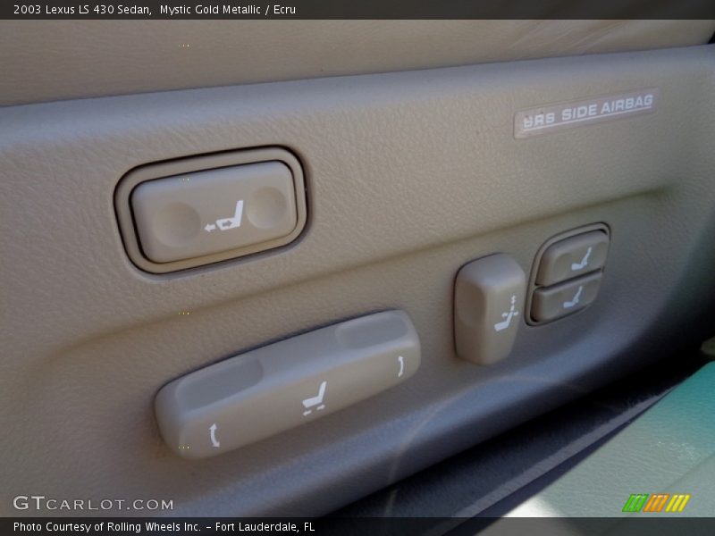 Mystic Gold Metallic / Ecru 2003 Lexus LS 430 Sedan