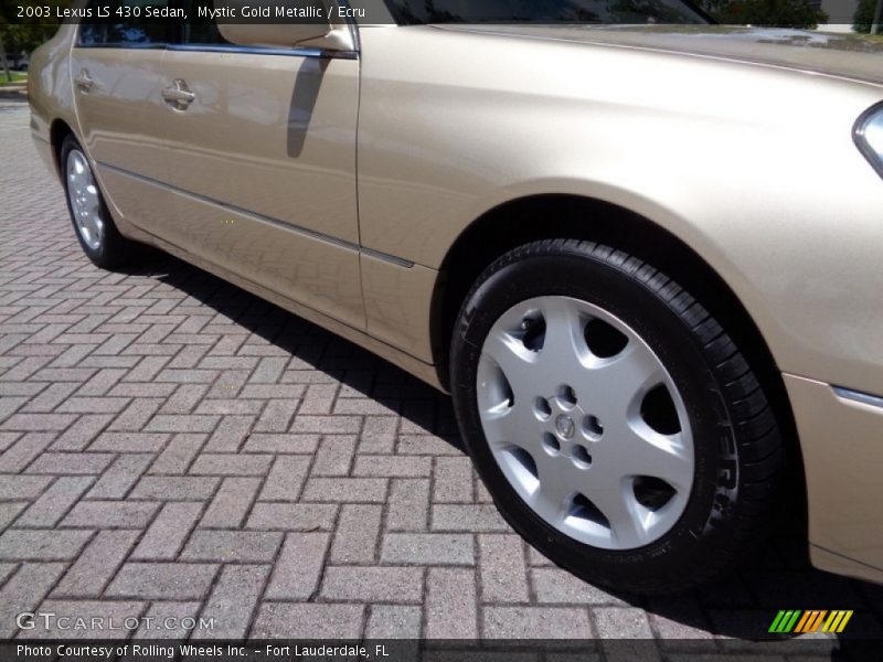 Mystic Gold Metallic / Ecru 2003 Lexus LS 430 Sedan
