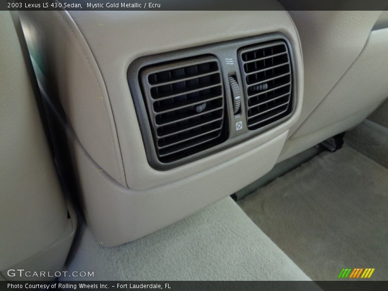 Mystic Gold Metallic / Ecru 2003 Lexus LS 430 Sedan