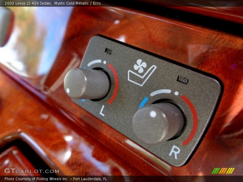 Mystic Gold Metallic / Ecru 2003 Lexus LS 430 Sedan