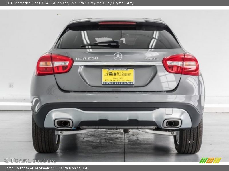 Mountain Grey Metallic / Crystal Grey 2018 Mercedes-Benz GLA 250 4Matic