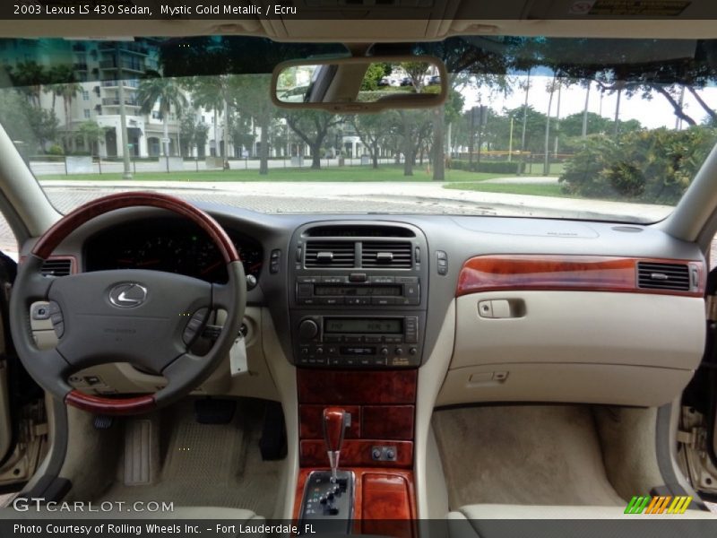 Mystic Gold Metallic / Ecru 2003 Lexus LS 430 Sedan