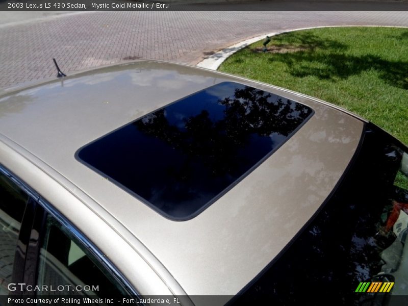 Mystic Gold Metallic / Ecru 2003 Lexus LS 430 Sedan