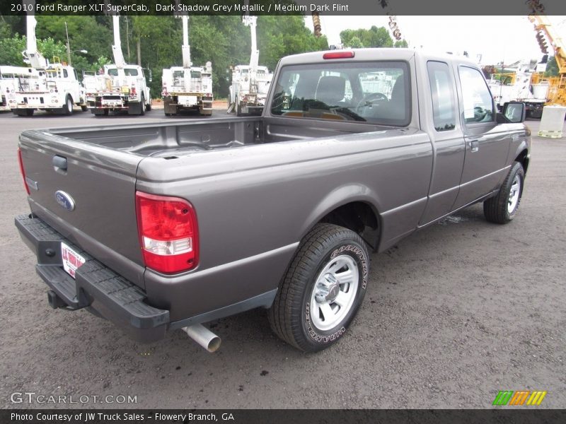 Dark Shadow Grey Metallic / Medium Dark Flint 2010 Ford Ranger XLT SuperCab