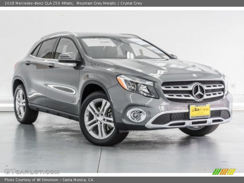 Mountain Grey Metallic / Crystal Grey 2018 Mercedes-Benz GLA 250 4Matic