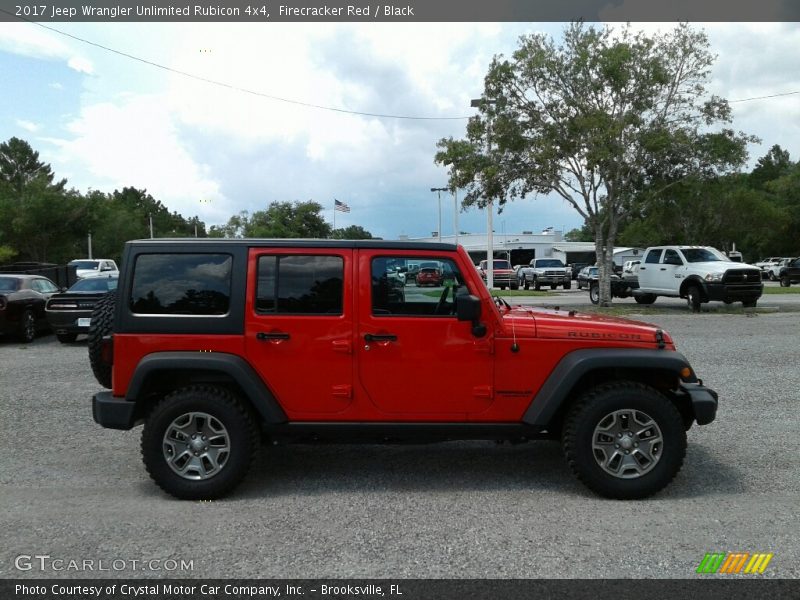 Firecracker Red / Black 2017 Jeep Wrangler Unlimited Rubicon 4x4