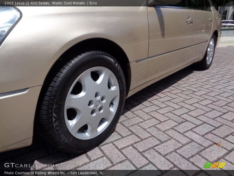 Mystic Gold Metallic / Ecru 2003 Lexus LS 430 Sedan