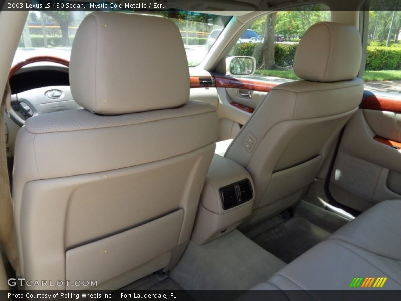 Mystic Gold Metallic / Ecru 2003 Lexus LS 430 Sedan