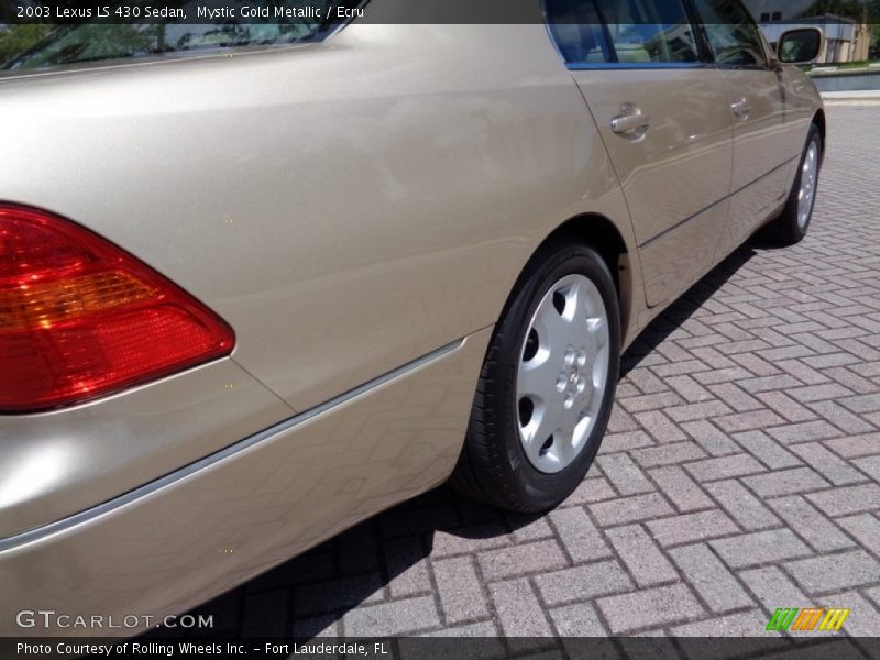Mystic Gold Metallic / Ecru 2003 Lexus LS 430 Sedan