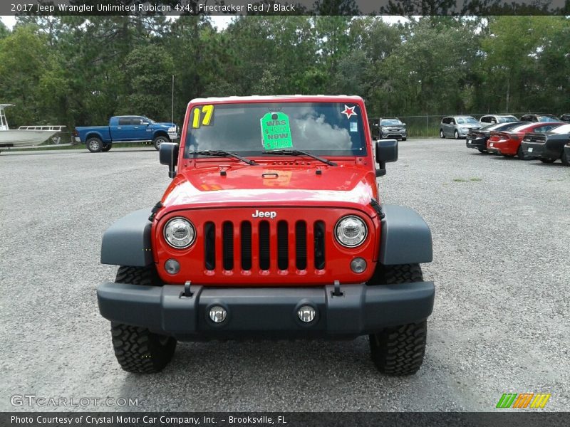 Firecracker Red / Black 2017 Jeep Wrangler Unlimited Rubicon 4x4