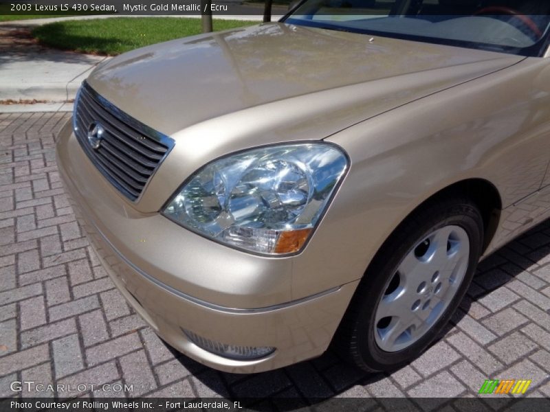 Mystic Gold Metallic / Ecru 2003 Lexus LS 430 Sedan