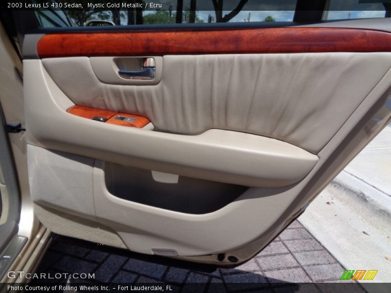 Mystic Gold Metallic / Ecru 2003 Lexus LS 430 Sedan