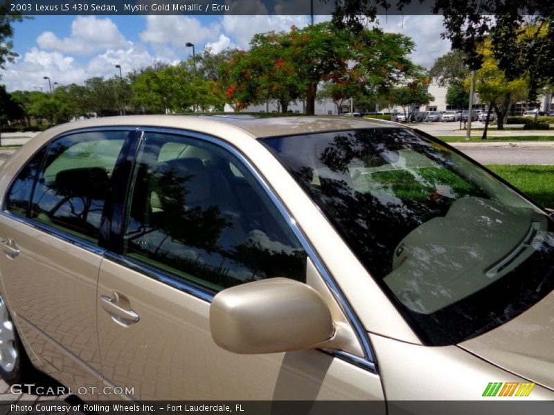 Mystic Gold Metallic / Ecru 2003 Lexus LS 430 Sedan