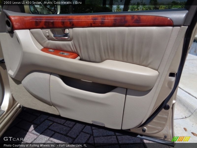 Mystic Gold Metallic / Ecru 2003 Lexus LS 430 Sedan