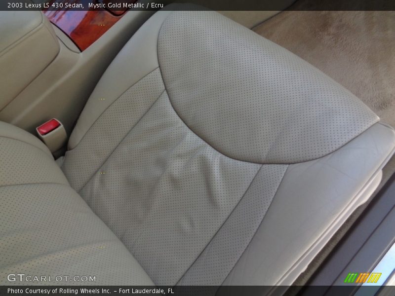 Mystic Gold Metallic / Ecru 2003 Lexus LS 430 Sedan