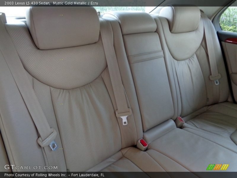 Mystic Gold Metallic / Ecru 2003 Lexus LS 430 Sedan