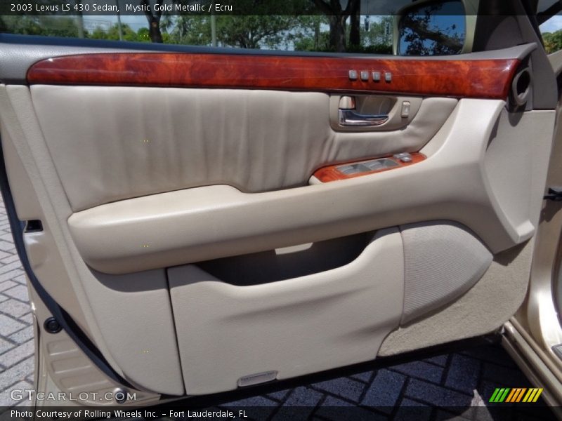 Mystic Gold Metallic / Ecru 2003 Lexus LS 430 Sedan