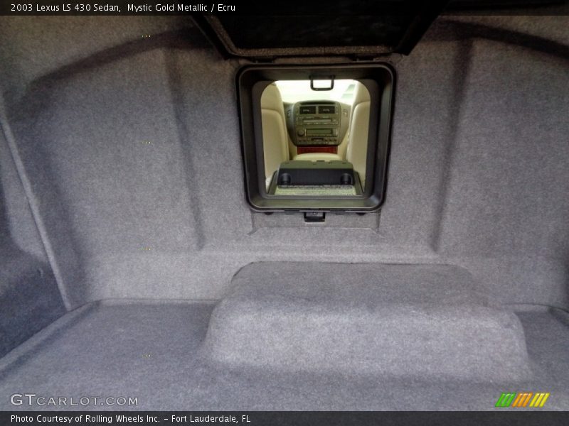 Mystic Gold Metallic / Ecru 2003 Lexus LS 430 Sedan