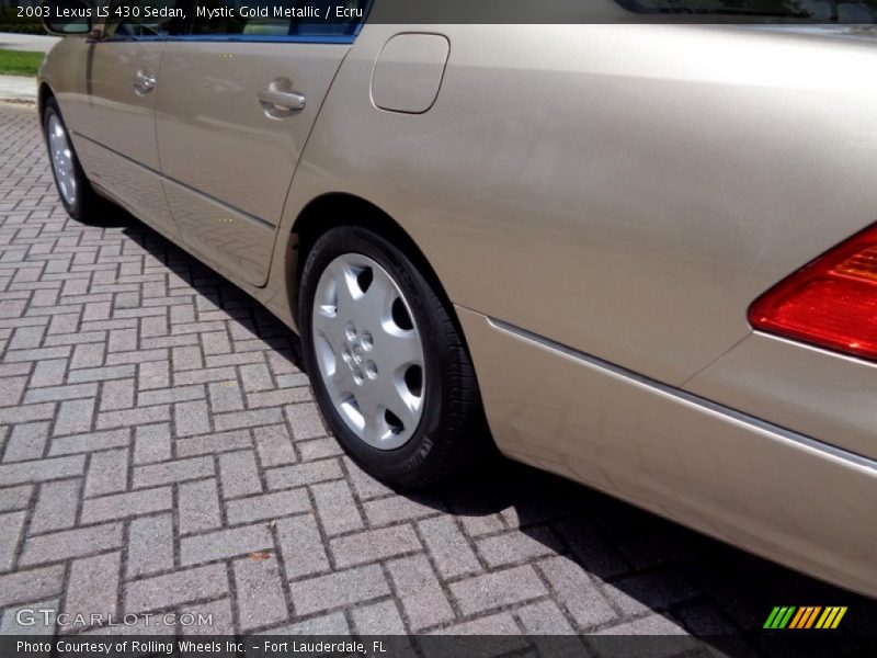 Mystic Gold Metallic / Ecru 2003 Lexus LS 430 Sedan