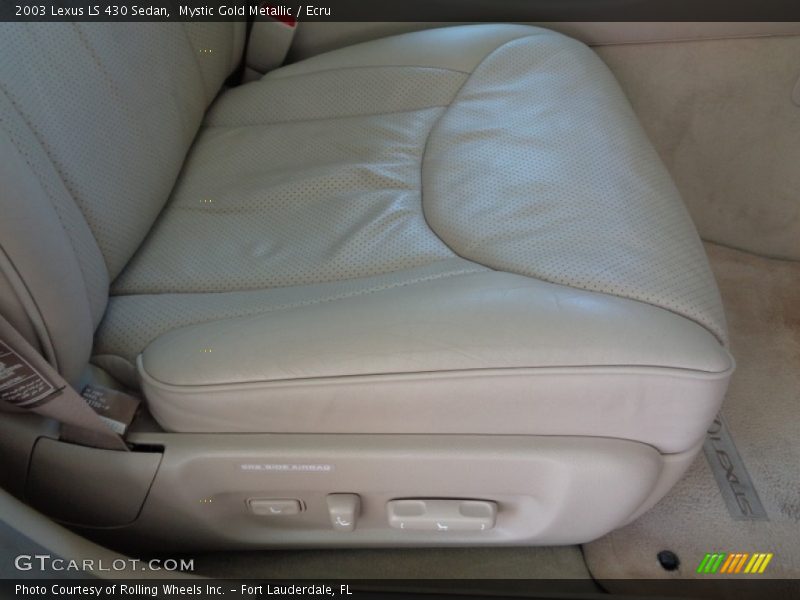 Mystic Gold Metallic / Ecru 2003 Lexus LS 430 Sedan