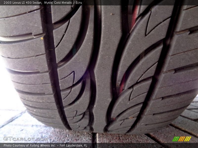 Mystic Gold Metallic / Ecru 2003 Lexus LS 430 Sedan