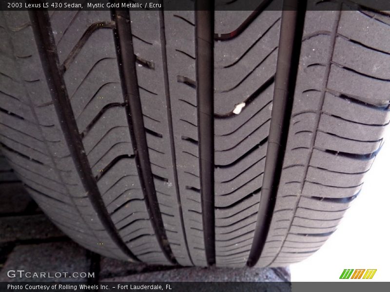 Mystic Gold Metallic / Ecru 2003 Lexus LS 430 Sedan