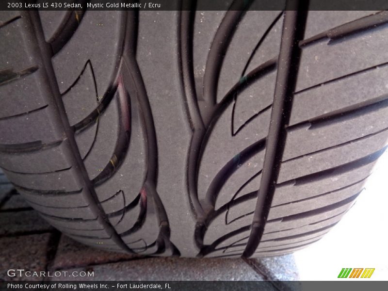 Mystic Gold Metallic / Ecru 2003 Lexus LS 430 Sedan