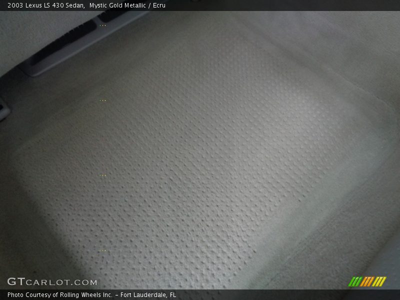 Mystic Gold Metallic / Ecru 2003 Lexus LS 430 Sedan