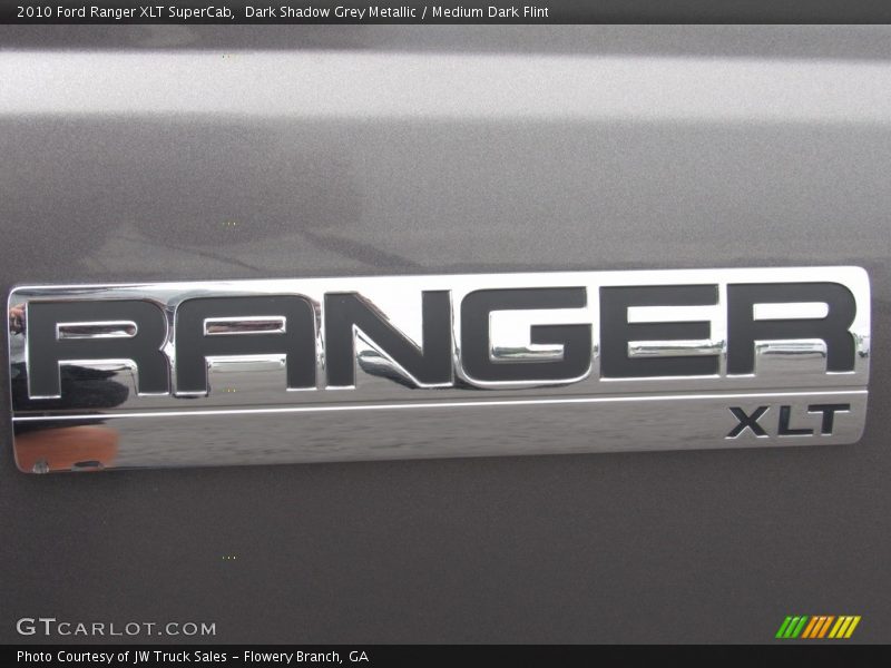 Dark Shadow Grey Metallic / Medium Dark Flint 2010 Ford Ranger XLT SuperCab