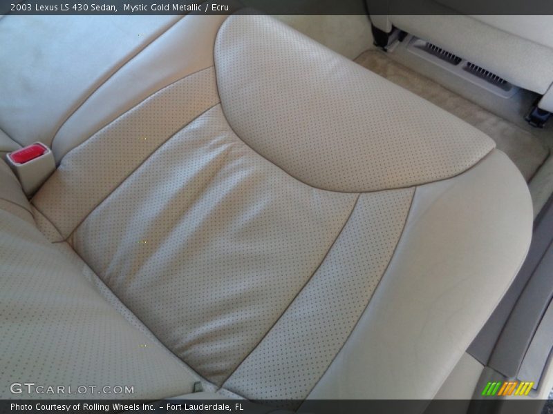 Mystic Gold Metallic / Ecru 2003 Lexus LS 430 Sedan