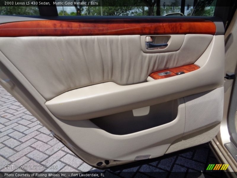 Mystic Gold Metallic / Ecru 2003 Lexus LS 430 Sedan