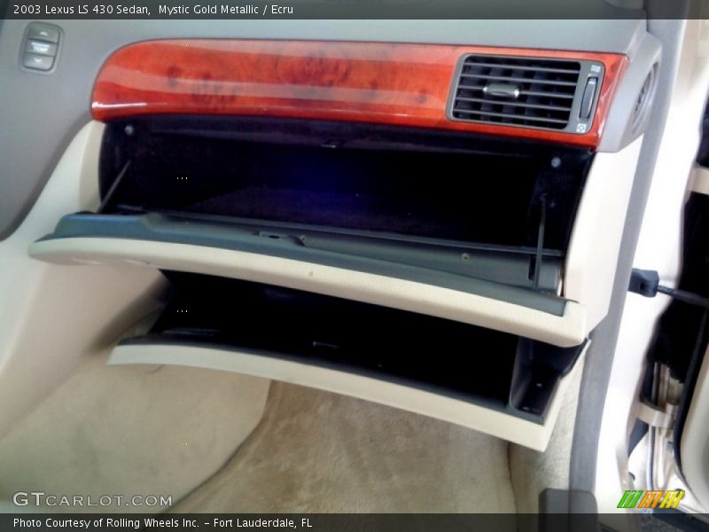 Mystic Gold Metallic / Ecru 2003 Lexus LS 430 Sedan