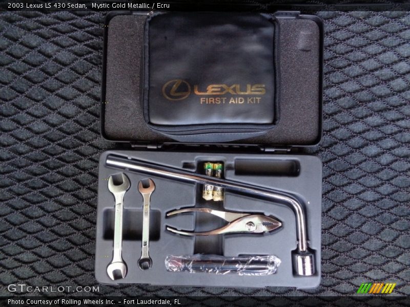 Mystic Gold Metallic / Ecru 2003 Lexus LS 430 Sedan