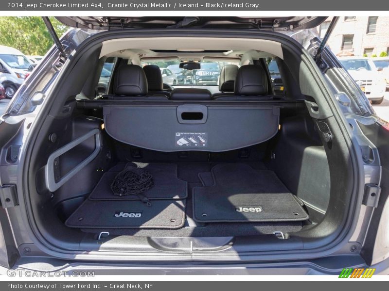 Granite Crystal Metallic / Iceland - Black/Iceland Gray 2014 Jeep Cherokee Limited 4x4